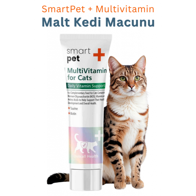 SmartPet + Multivitamin Kedi Macunu 100ml
