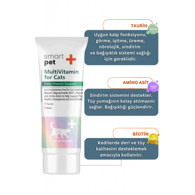 SmartPet + Multivitamin Kedi Macunu 25ml