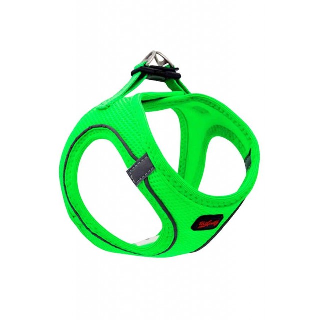 Tailpetz Air Mesh Harness Neon Yeşil Köpek Göğüs Tasması 2XS