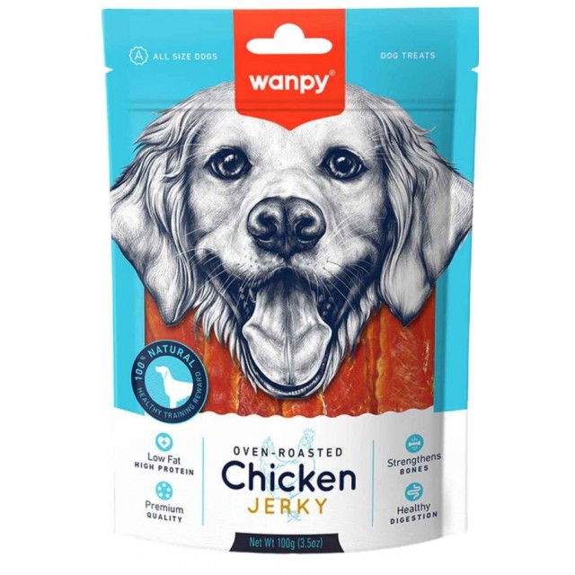 Wanpy Gerçek Tavuk Fileto Köpek Ödülü 100gr