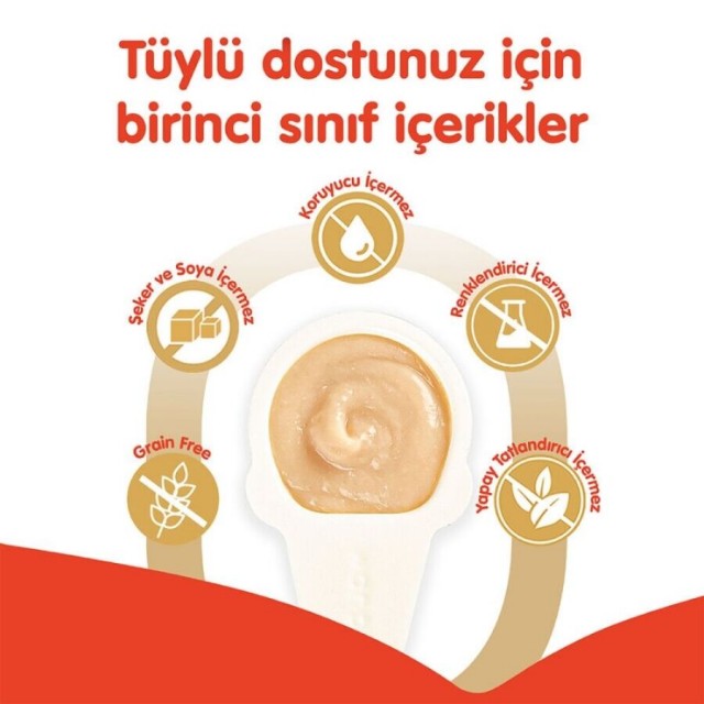 Wanpy Somonlu Kaşıklı Kedi Ödül Kreması 10x16gr