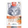 Wanpy Superfood Somonlu Chia ve Deniz Yosunlu Krema Kedi Ödülü 5×14gr
