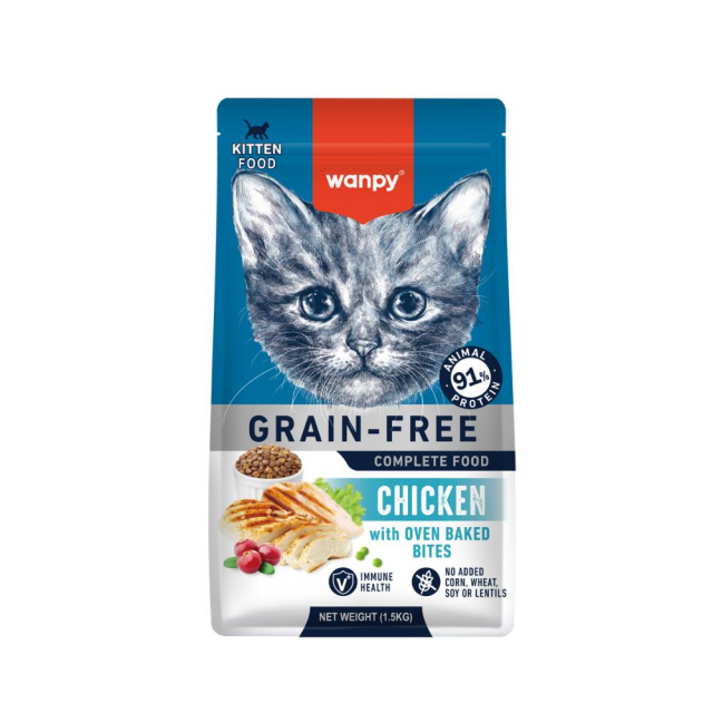 Wanpy Tahılsız Tavuklu Yavru Köpek Maması 1,5 kg - Wanpy Ürünlerinde Kampanya!