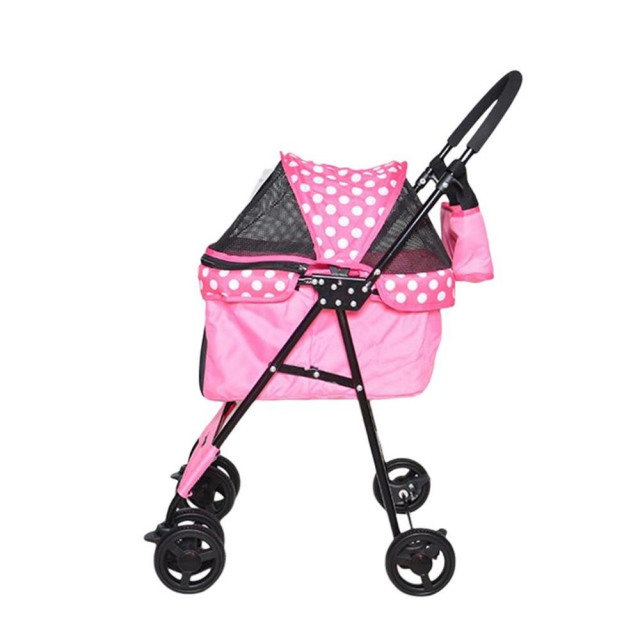 Zampa BL07-P Perez Kedi ve Köpek Arabası Pembe 42x63x89 cm